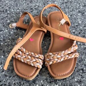 Steve Madden Brown Braided Sandals
